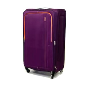 26" Soft Shell Suitcase - Lightweight, Durable and Spacious, with 360° Spinner Wheels
