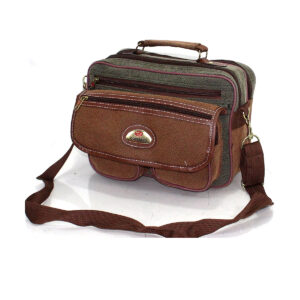 Men Pu Leather 31x 23 x 20 Cabin Approved Messenger Travel Bag - 14L